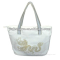 Canvas tote bag with twill cotton handles
